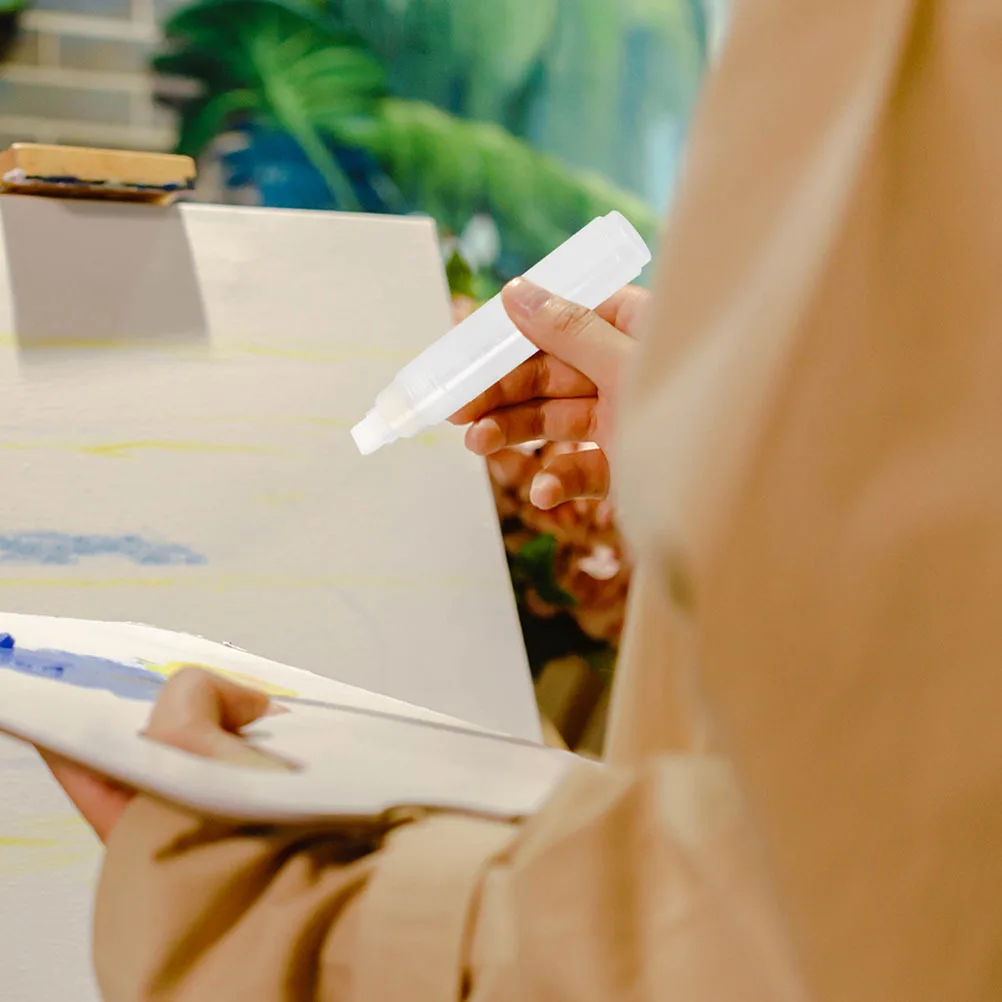 

4Pcs 10mm Refillable Paint Markers Empty Fillable Pen for Art Craft Rock Painting Graffiti Wood Paper Drawing Versatile Use