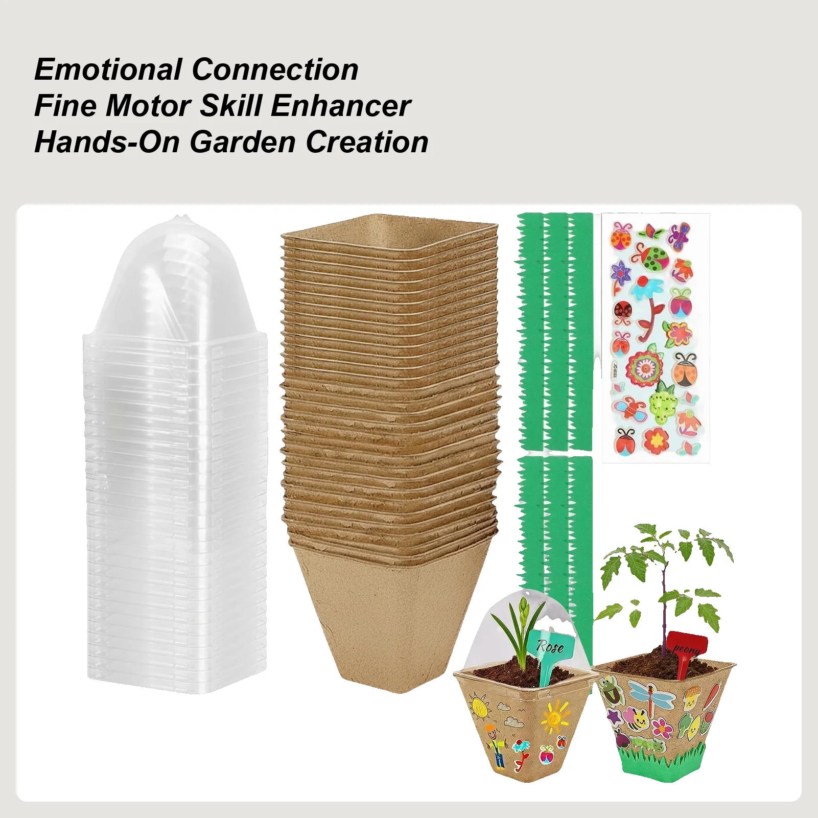 

Детский набор для выращивания растений: теплица, комплект для выращивания цветов, набор для посадки растений, развивающий набор для детей для дома, балкона, изучения природы