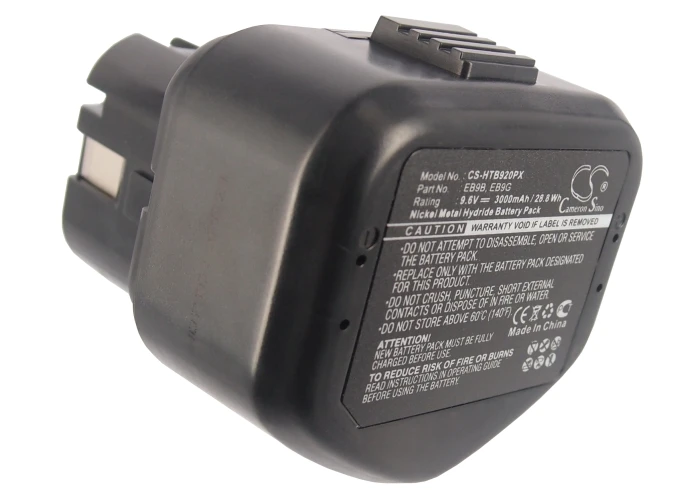 

CS Replacement Battery for Hitachi CK 12D,CK 12DY,CL 10D,D 10D,D 10DD,D 10DF,D 10DF2,D 10DG,D 10DH,D 1 PN:B3 3000mAh / 28.8Wh