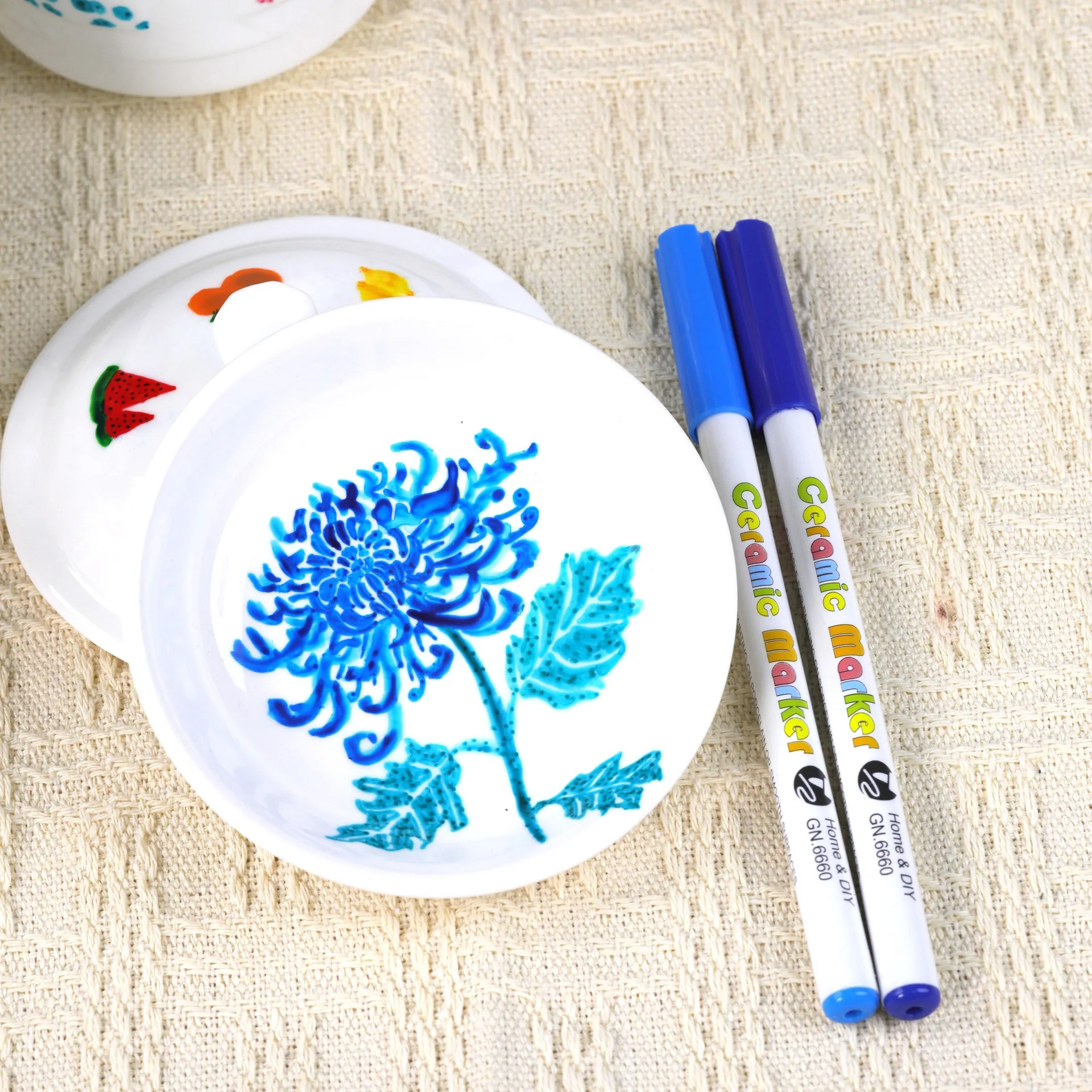 Ceramic Watercolor Pen Pottery Underglaze Painting Pen DIY Hand-painted Tool Ceramic painted marker pen