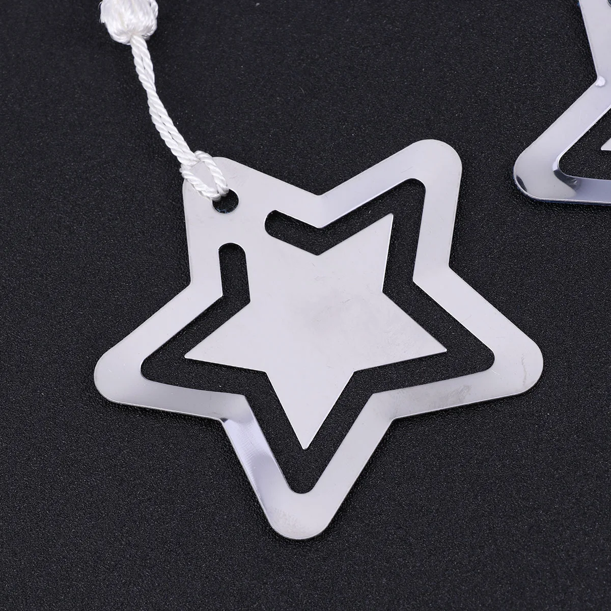 

10Pcs Bookmarks Stainless Steel Star Shaped Metal Page Markers for Readers Graduation Gifts Silver Metal Bookmarks