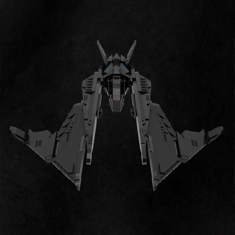 649pcs MOC Flying Bat Super Heroes DCD Batmansed The Movie Model Building Blocks Christmas Gift Construction Toy Idea Creative