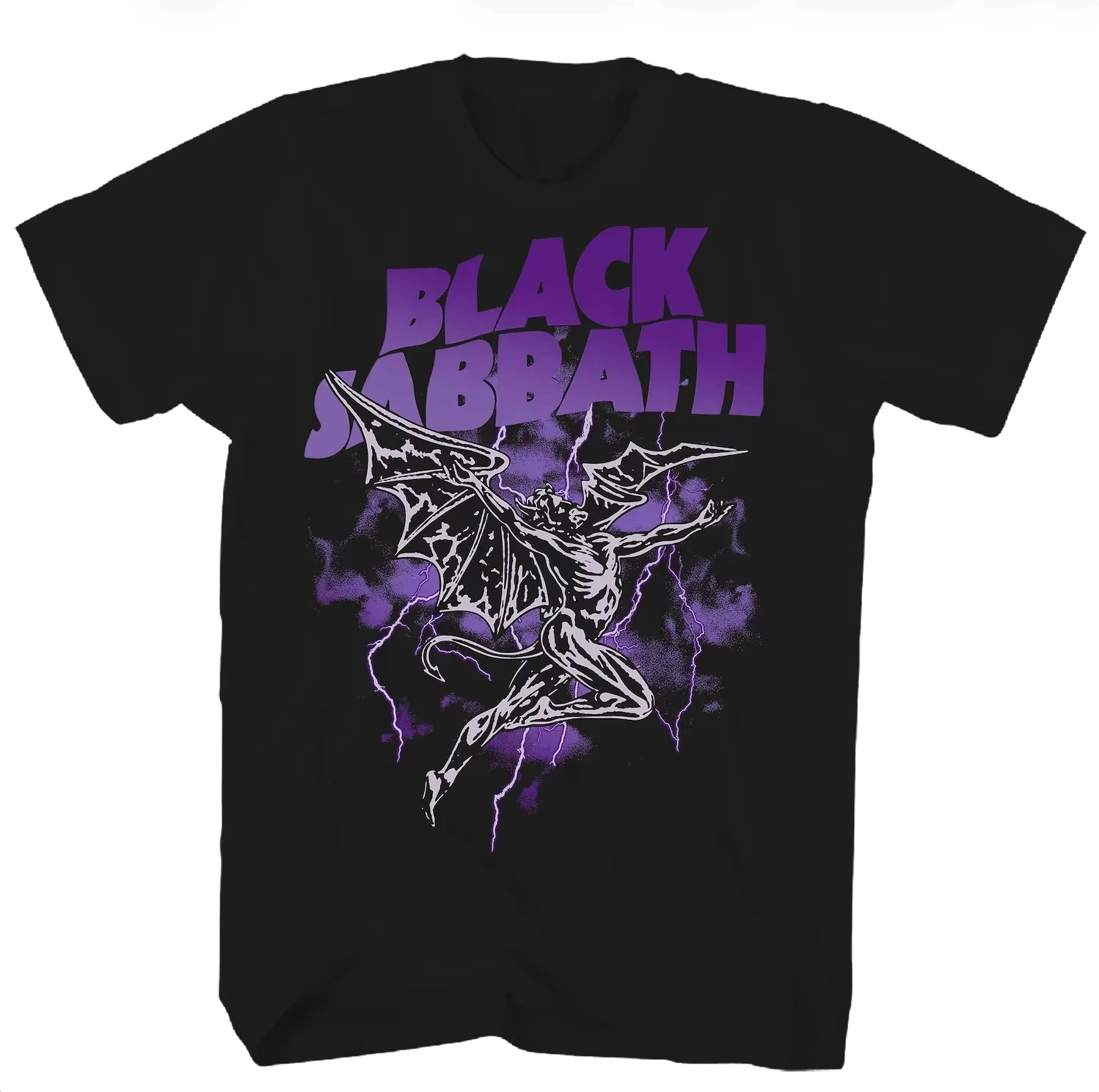 Black Sabbath _ Ripple Lightning Casual T-Shirt Men's and Women's Luxury Brand Top 2026 New Band Ins Y2k