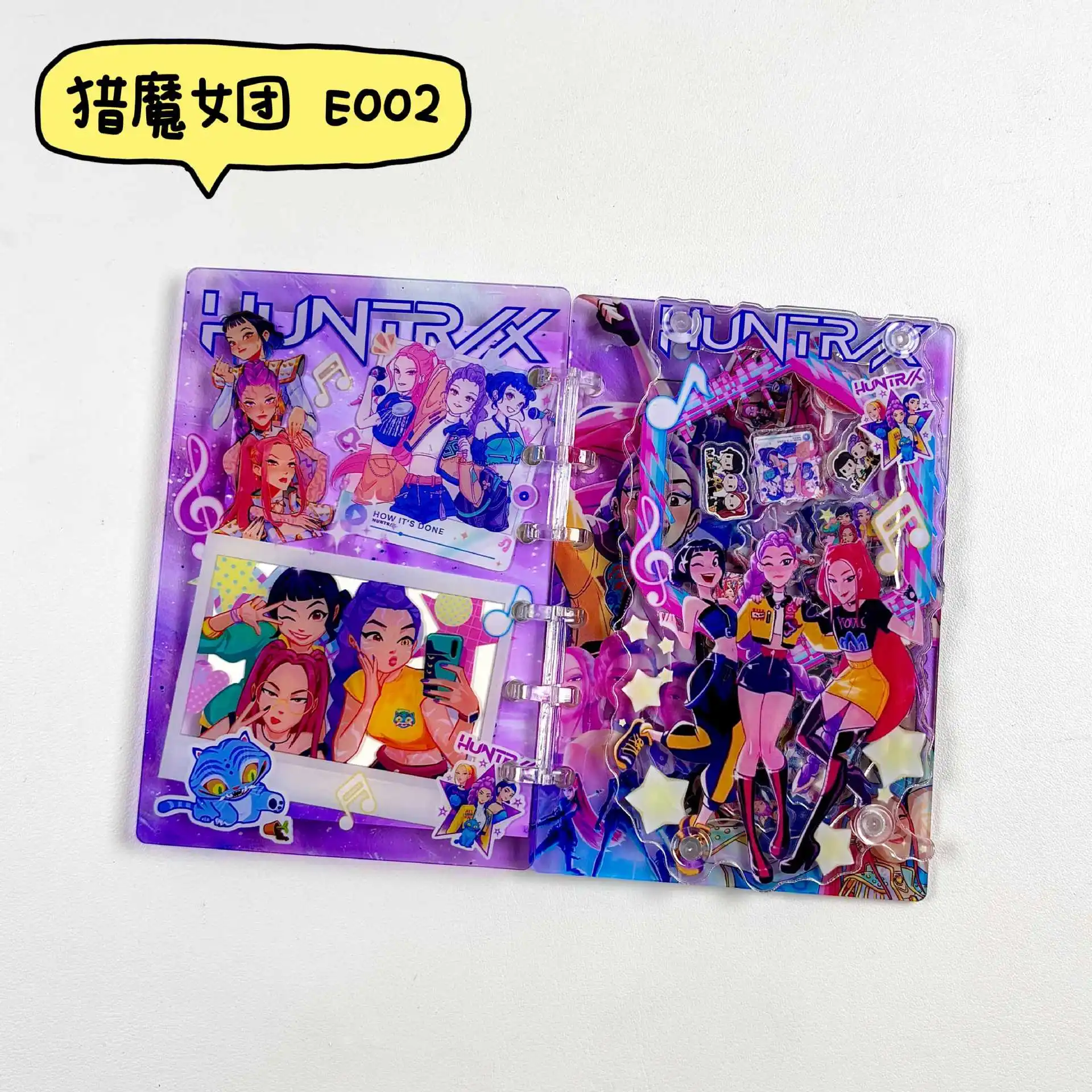 

Аниме HUNTR/X KPop A7 Shake акриловый блокнот «Охотники на демонов» DIY акриловый блокнот Rumi Mira Zoey популярная изысканная книга с вкладышами