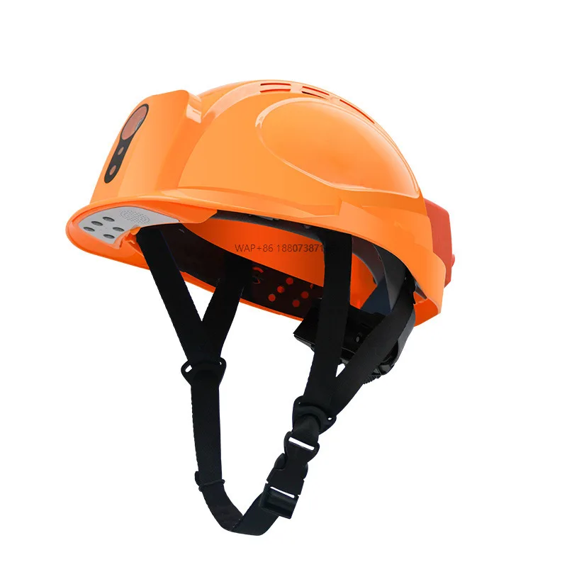 4G Smart Safety Helmet Remote Monitoring Positioning Intercom for Construction Site Power Engineering ABS Hard Hat