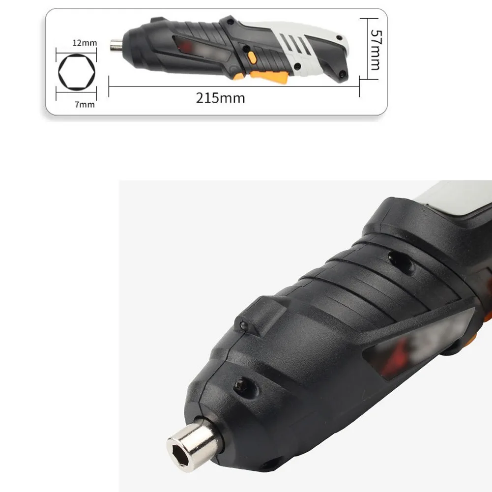 Brand New Electric Screwdriver USB Cable 1300 MAh 90°-180°Rotation Handlen Battery Rechargeable LED Working Light