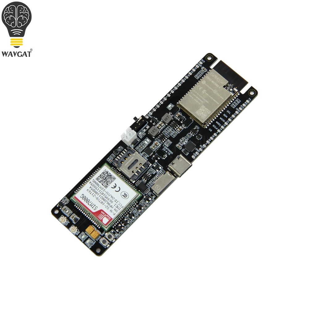 official TTGO T-SIM7000G Module ESP32-WROVER-B Chip WiFi Bluetooth 18560 Battery Holder Solar Charge Development Board