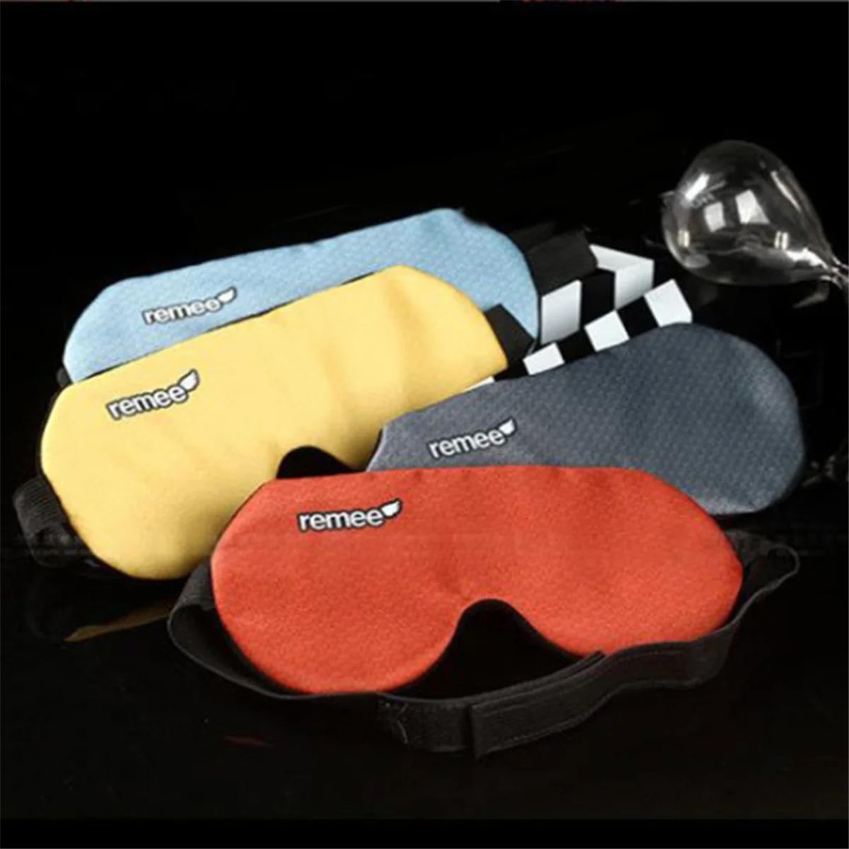 قناع A40I Lucid Dream Mask قناع عين ثلاثي الأبعاد لتظليل النوم للتحكم في الحلم الداكن، غطاء عين ليلي مريح وقابل للتعديل E