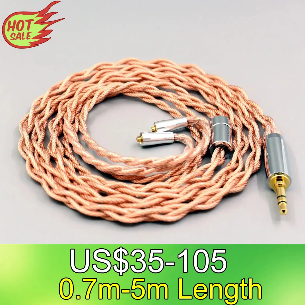 

LN007772 Graphene 7N OCC Shielding Coaxial Mixed Earphone Cable For W40 W50 W60 UM10 UM20 UM30 UM40 UM50 Pro 4 core