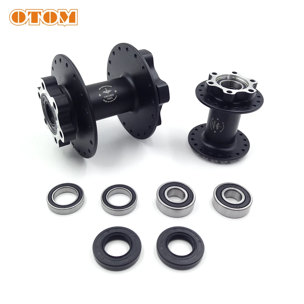 OTOM Motorcycle For SURRON Light Bee Front Rear 36 Holes Wheel Hub Bearing Oil Seal Assy Electric Off-road Motorbike Accessories