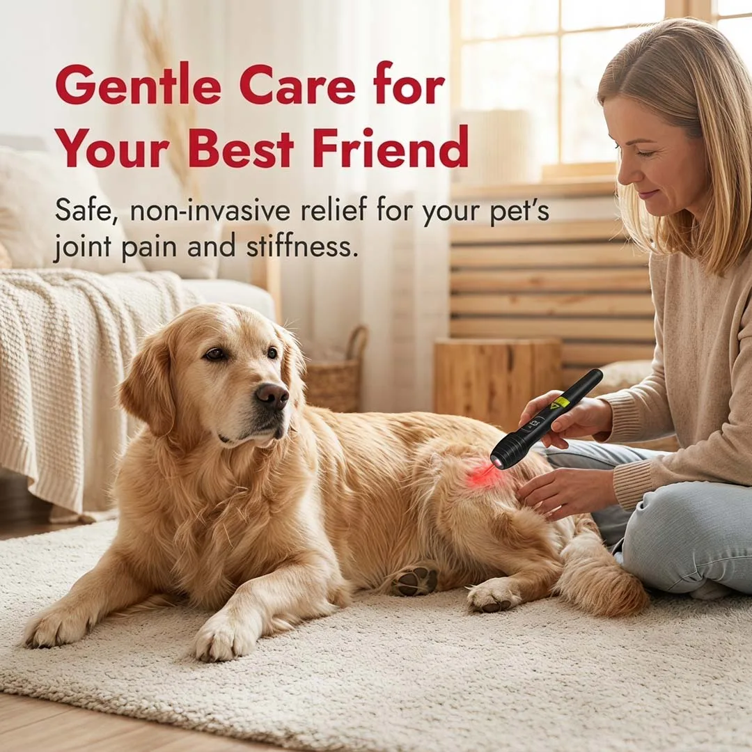 808nm 500mW Veterinary Cold Laser Pointer 1 Diodes Pet Pain Relief Pen for Dog Hip Dysplasia Anal Gland Inflammation Device