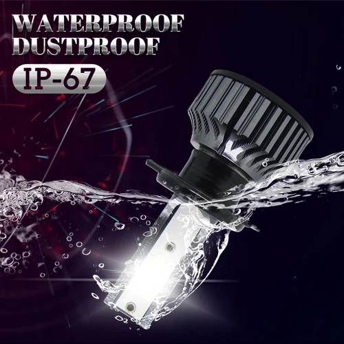 Imagen 2 del producto Faro delantero de coche, luz antiniebla automática, 72W, 16000LM, H7, H4, H1, LED H8, H9, H11, 12000K, 6000K, 6500K, verde limón, H3, 9005, HB3, 9006, HB4, bombilla LED F2C