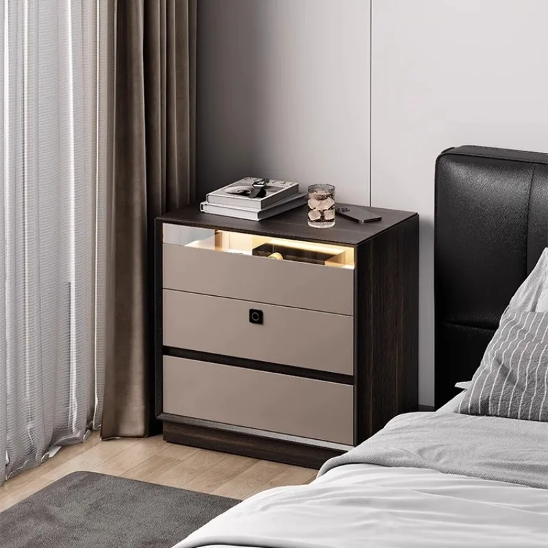 

Bedroom Nordic Nightstand Item Organizer Aesthetic Bedside Nightstand Floor Unique Mesita De Noche Dormitorio Home Furniture