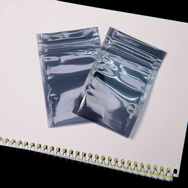 

1000pcs 20x30cm Anti Static Shielding ZIP Top Bag PET+CPP Material 75um Thickness Static Resistance Value 10^8 to 10^10 Ohm