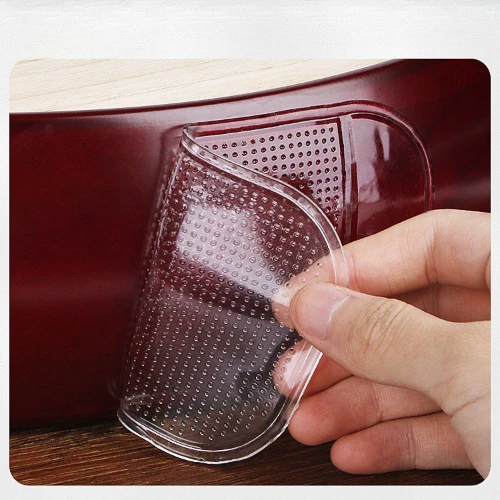 1pcs Double Sided Anti Slip Guitar Anti Slip Pad, Transparent Adhesive Free Adsorption Anti Slip Sticker, Washable Instrument