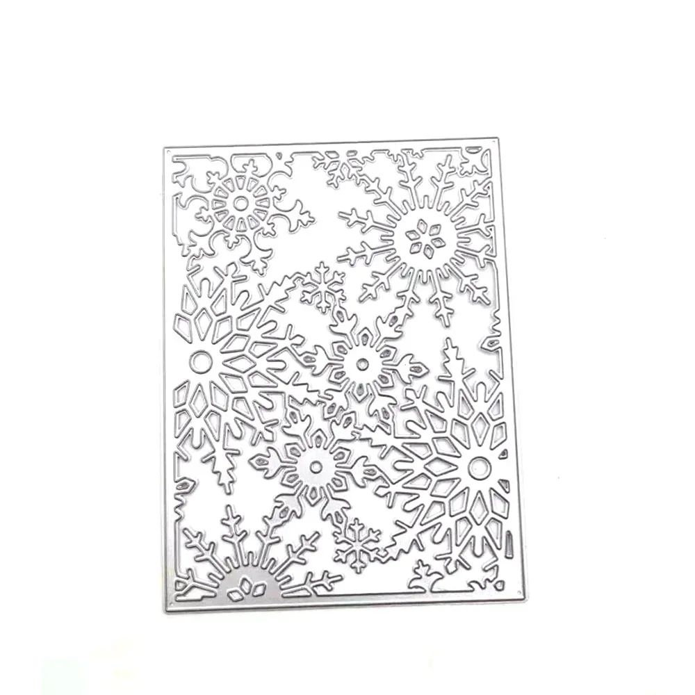 Scrapbooking DIY Cutting Knife Die Carbon Steel Embossing Flower Template Christmas Snowflake Background