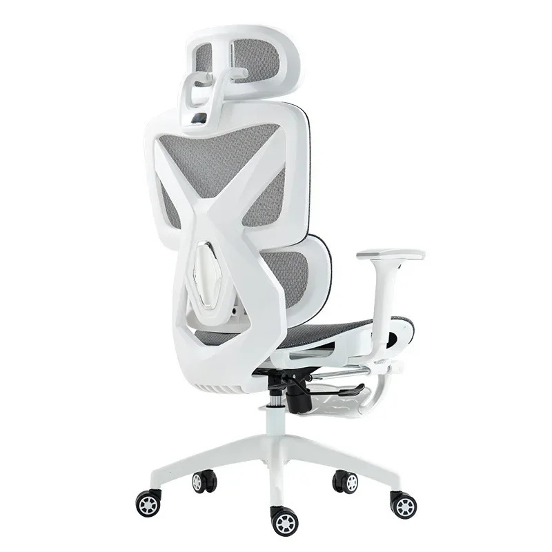 Silla de oficina ergonómica con respaldo de malla y altura de asiento ajustable para comodidad durante todo el día