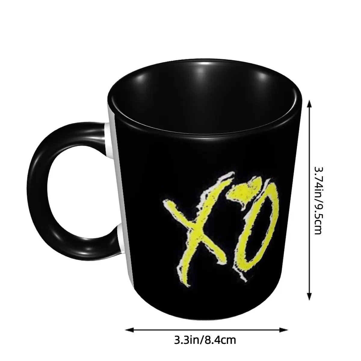 Rapper The Weeknd Blinding Lights Dawn FM Mug Funny Ceramic Coffee Cups Tea Mugs Milk Cup Drinkware Gifts for Woman Man