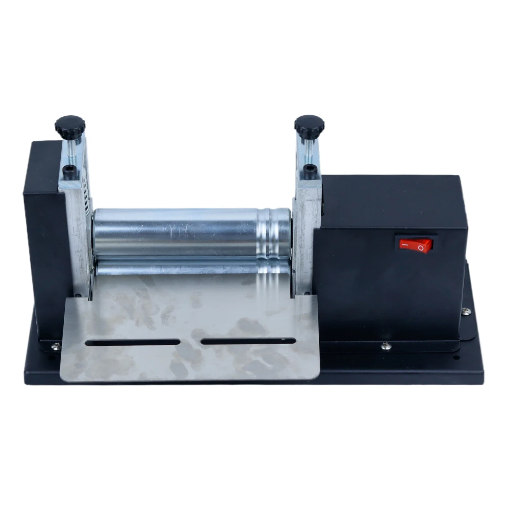 Electric Hand-cranked Small Leather Desktop Drawing Machine Pull Shoulder Strap Barrel Press Leather Machine Laminating Machine