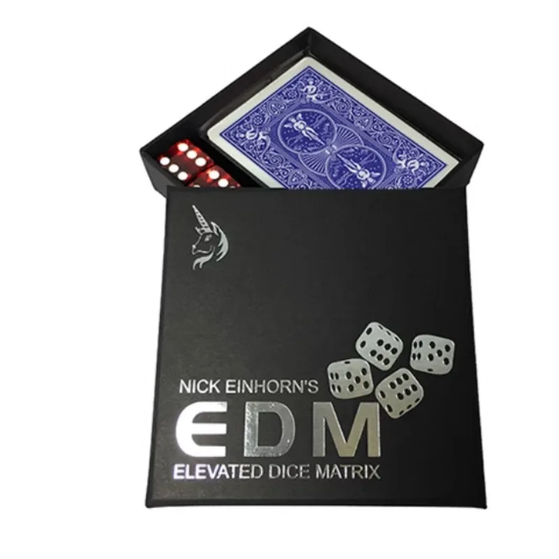 Elevated Dice Matrix (Edm Gimmicks) for Professional Magicians Close Up Magic Tricks Illusions Card Magie Magia Toys Street Bar