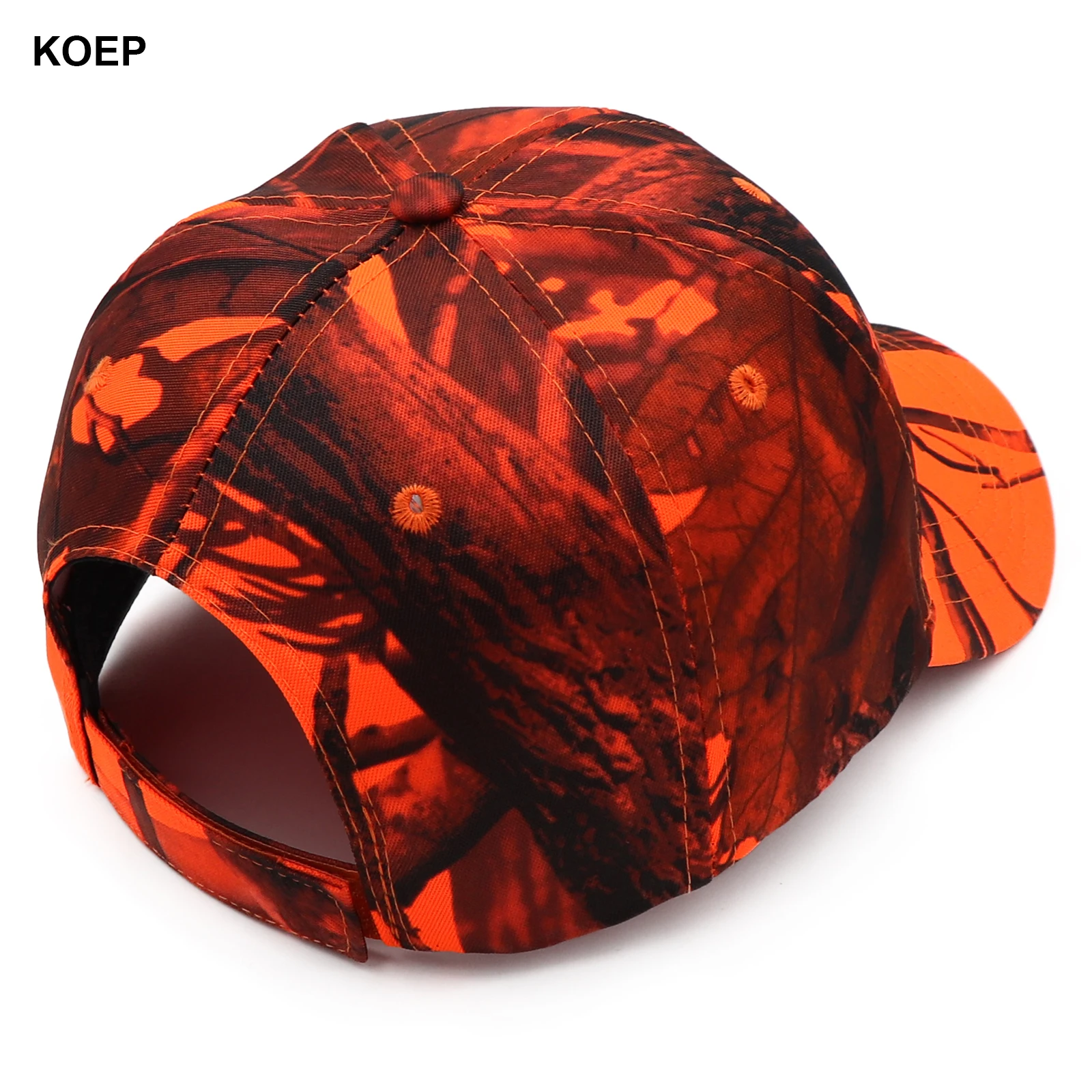 KOEP New Tree Orange Camo Baseball Cap Fishing Caps Men Outdoor Hunting Camouflage Jungle Hat Wild Duck Embroidery