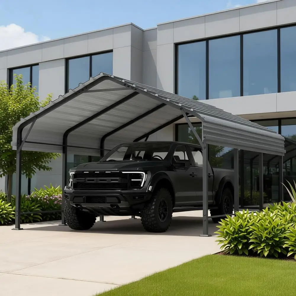 

Galvanized Steel Heavy-Duty Carport for Long-Lasting Vehicle Protection