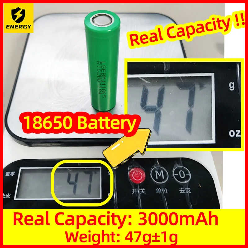 2024 New Original NCR18650B 34B 3.7V 18650 3000mAh Rechargeable Lithium Battery Flashlight Battery Powerful battery outdoors