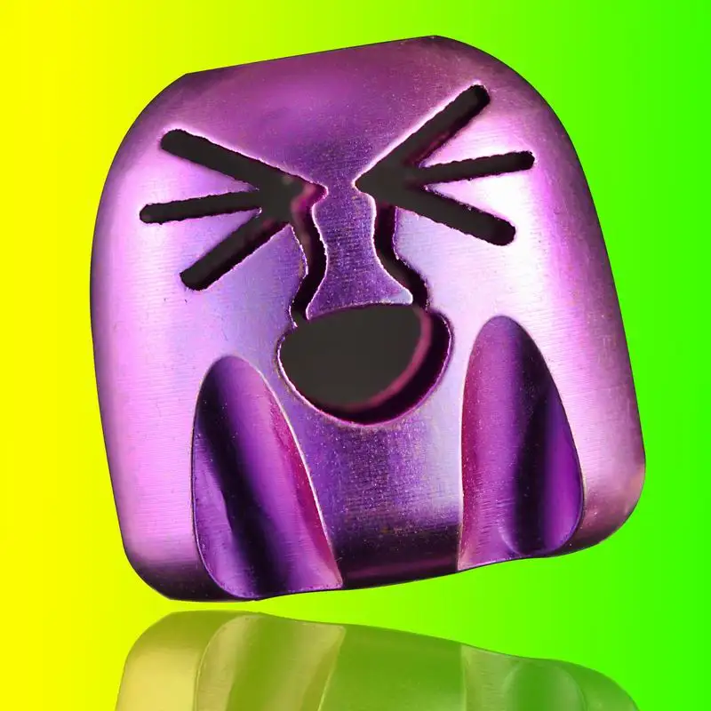 

1 шт., карманный инструмент EDC, титановый игровой нож в стиле C, бусина, сделай сам, складной нож из паракорда, подвесная бусина