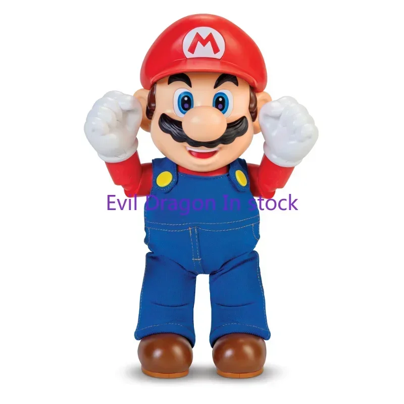 جاكس الأصلي سوبر ماريو فلاش لعبة أنيمي نموذج لجسم دمية ماريو 36 سنتيمتر يمكن أن يجعل صوتًا في المخزون