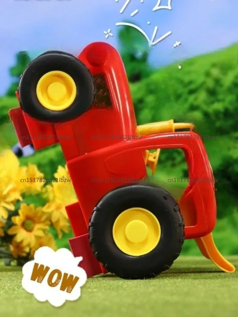 Musical Russian Dance RC Car, LED Light Up Farmer Cart Toy with Sound Effects, Includes USB Charger & Cable