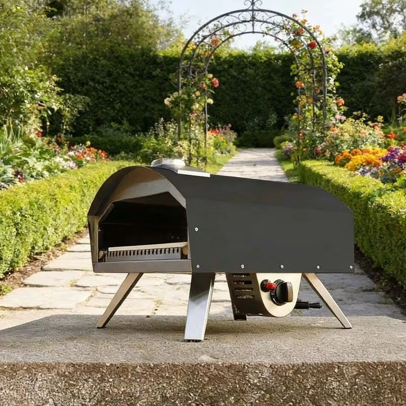 Mini 12-inch gas pizza oven, portable and countertop design, efficient, evenly heated, durable, insulated, bulk price