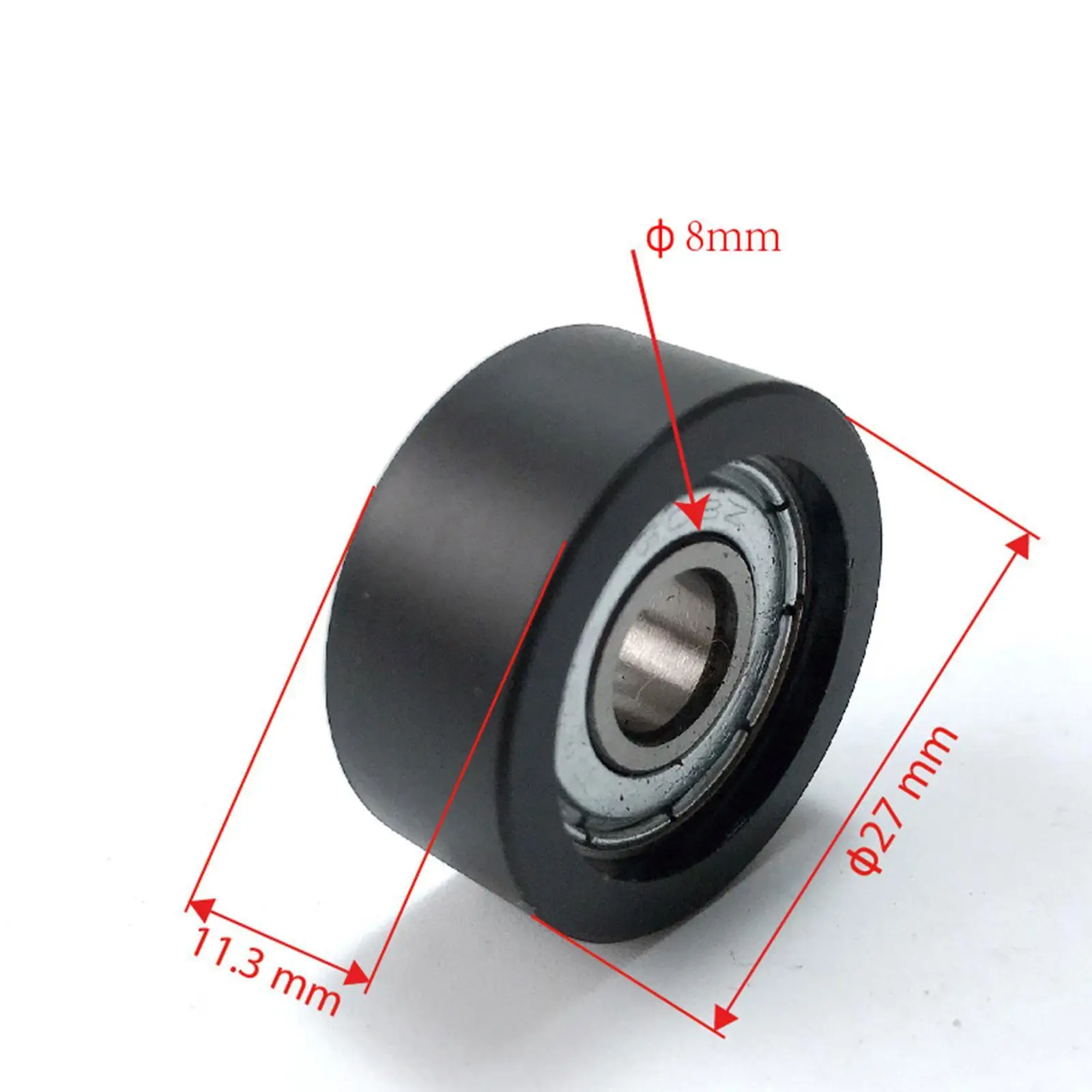 أسطوانة عجلة تحمل آلة التجديف سهلة التركيب، ملحقات معدات اللياقة البدنية البديلة لممارسة التمارين الرياضية في صالة الألعاب الرياضية