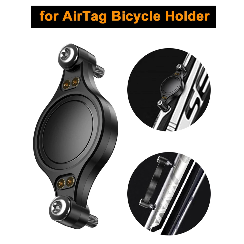 for Apple Airtag Bicycle Holder Hidden Anti-loss Bracket Waterproof and Easy  Install Fixed Bracket for Air Tag Accessories
