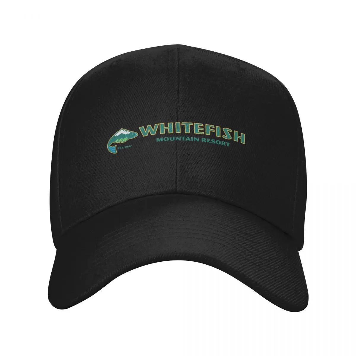 

Бейсбольная кепка Whitefish Mountain Resort, шляпа с капюшоном, пляжная прогулка, мужские кепки, женские кепки