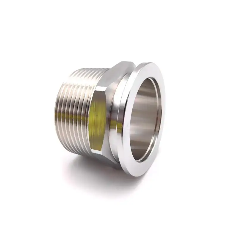 

SS304 Vacuum KF16 KF25 KF40 KF50 to BSP External Thread Hex Adapter 1/8 1/4" 3/8" 1/2" 3/4" 1" 1.25" 1.5" 2" Male Flange Fitting