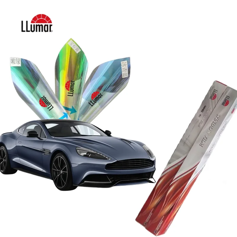 

LLumar Ice blue PET Colorful Film Window Tint: 74% Light Transmission, 12% Heat Blocking, 28.4% UV Protection