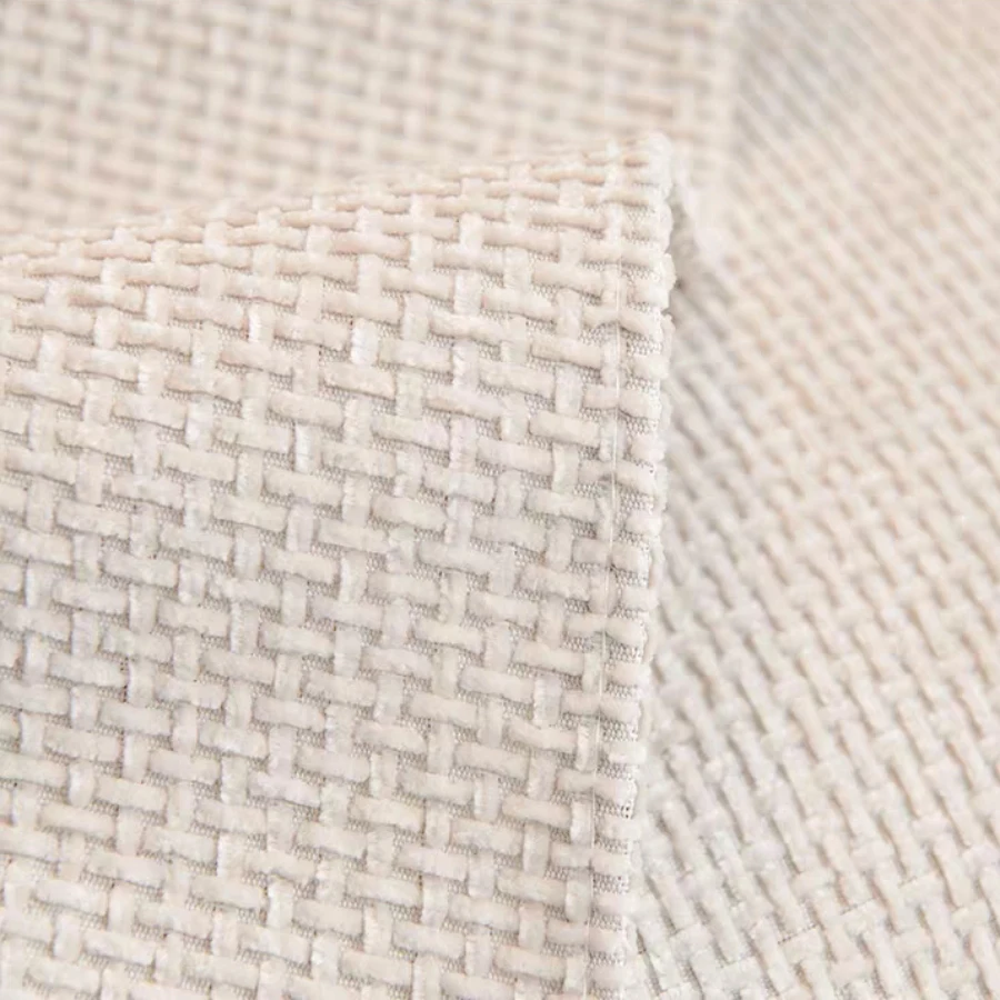 1pc Light Luxury Golden Lines Jacquard Hem Sofa Cover, Non-Slip Solid Chenille Sofa Towel Machine Washable Funirture Protector