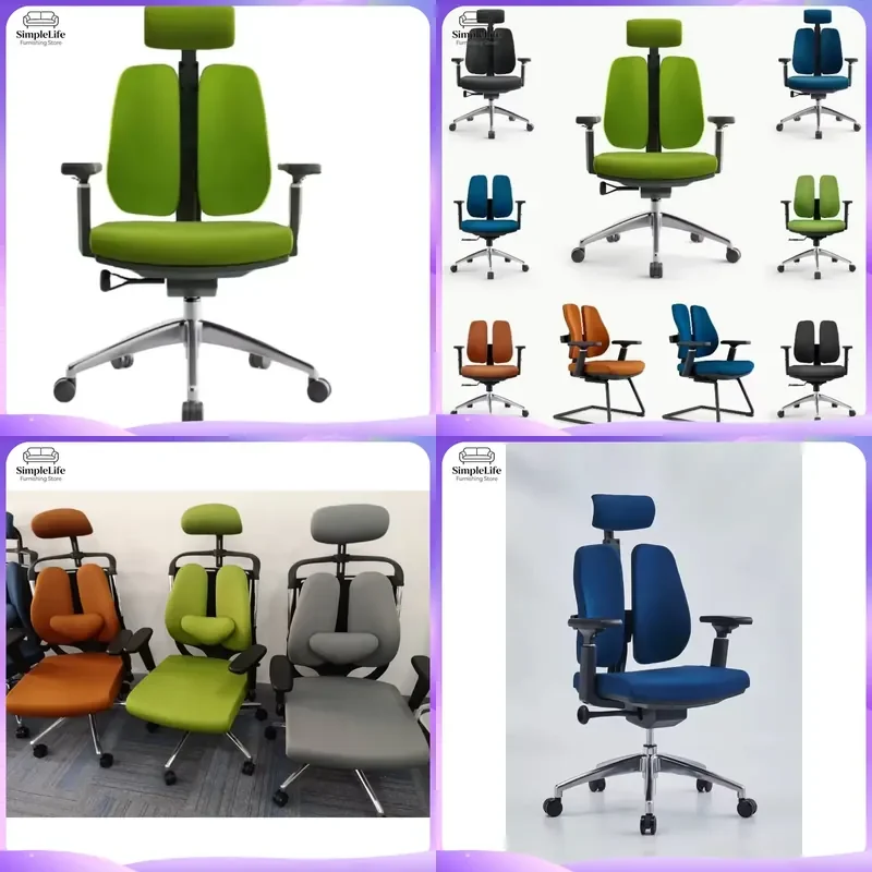 High Back Ergonomic Office Chair Executive Manager Computer Desk Seat Adjustable Lumbar Support Swivel Gaming Chair for Home