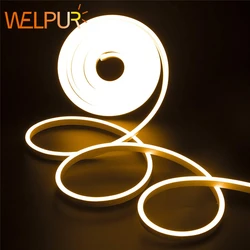 DC 12V Strip LED Light Waterproof SMD 2835  Flexible LED Neon Lights For Home Decoration warm white 1M 2M 5M Neon Strip led