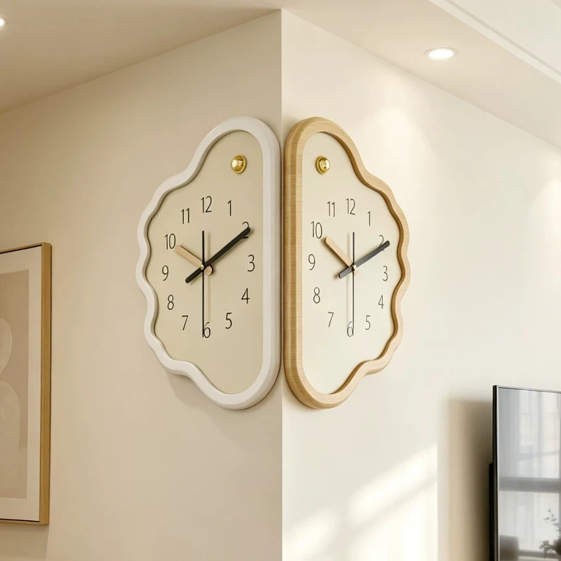 Corner Modern Wall Clocks Bedroom Luxury Moving Nordic Wall Clocks Silent Decor Reloj Digital De Pared Room Accessories