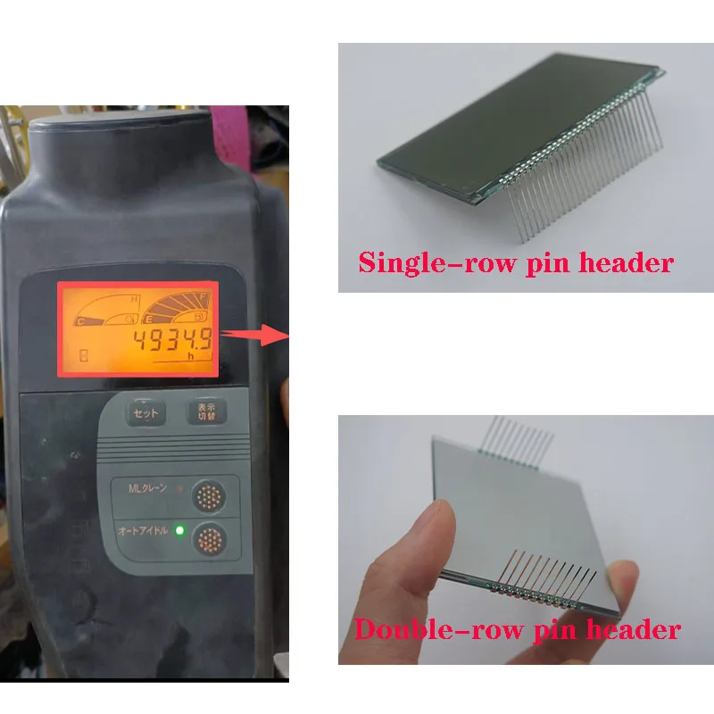

For HITACHI ZX20-2/ ZX30-2/ ZX40-2 / ZX20UR-2/ ZX30UR-2 / ZX40UR-2 Instrument LCD Display Screen Replacement Parts