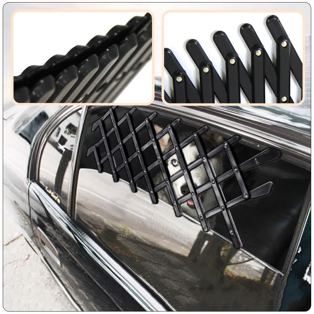 

1pc Pet Enclosure Fence For Car Window Protection Mesh Retractable Portable Safety Barrier Puppy Ventilation Mesh Pet Supplies