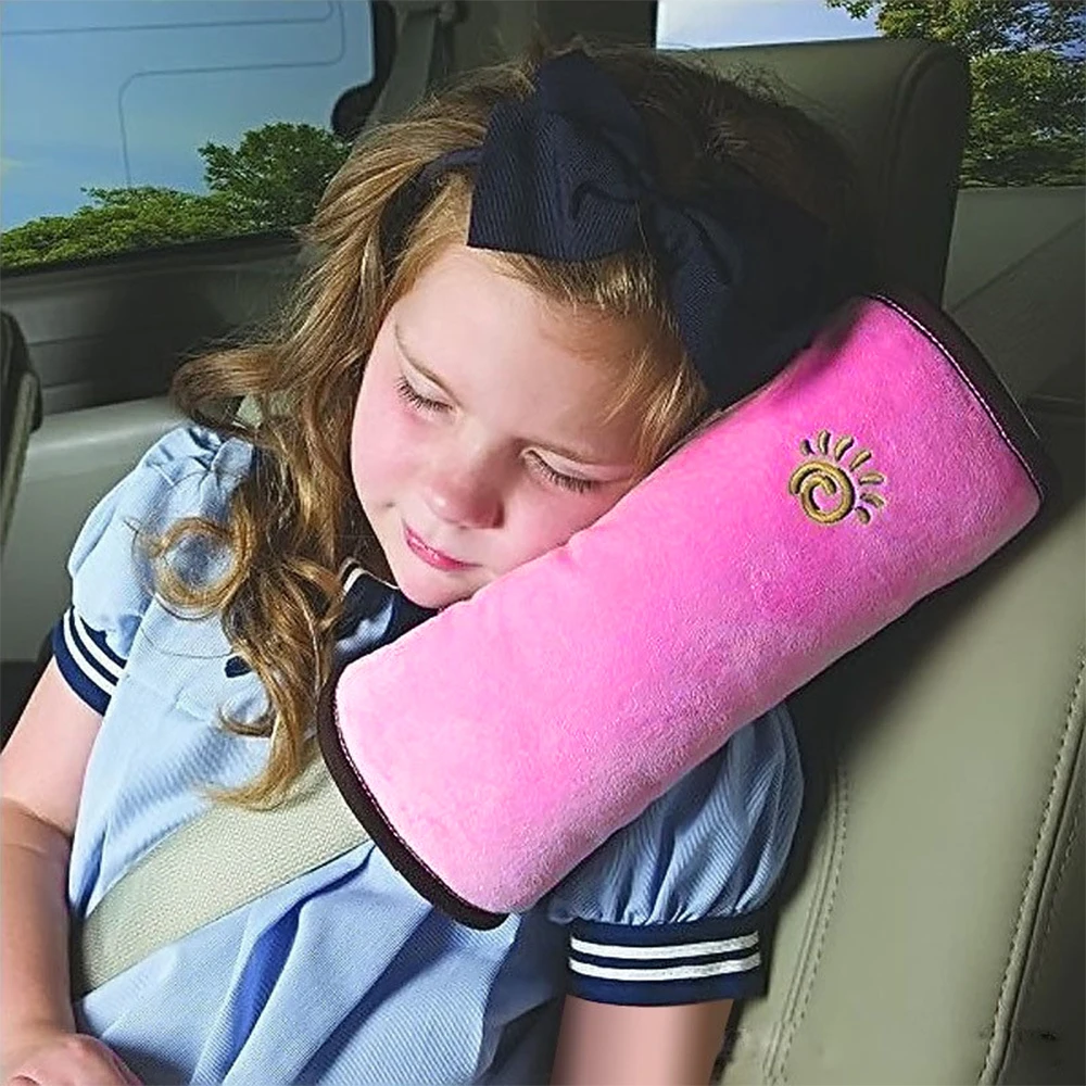 

Car Safety Belts Pillows Cover for Kid Children Baby Travel Sleep Positioner Protect Auto Seatbelt Adjust Plush Cushion Shoulder