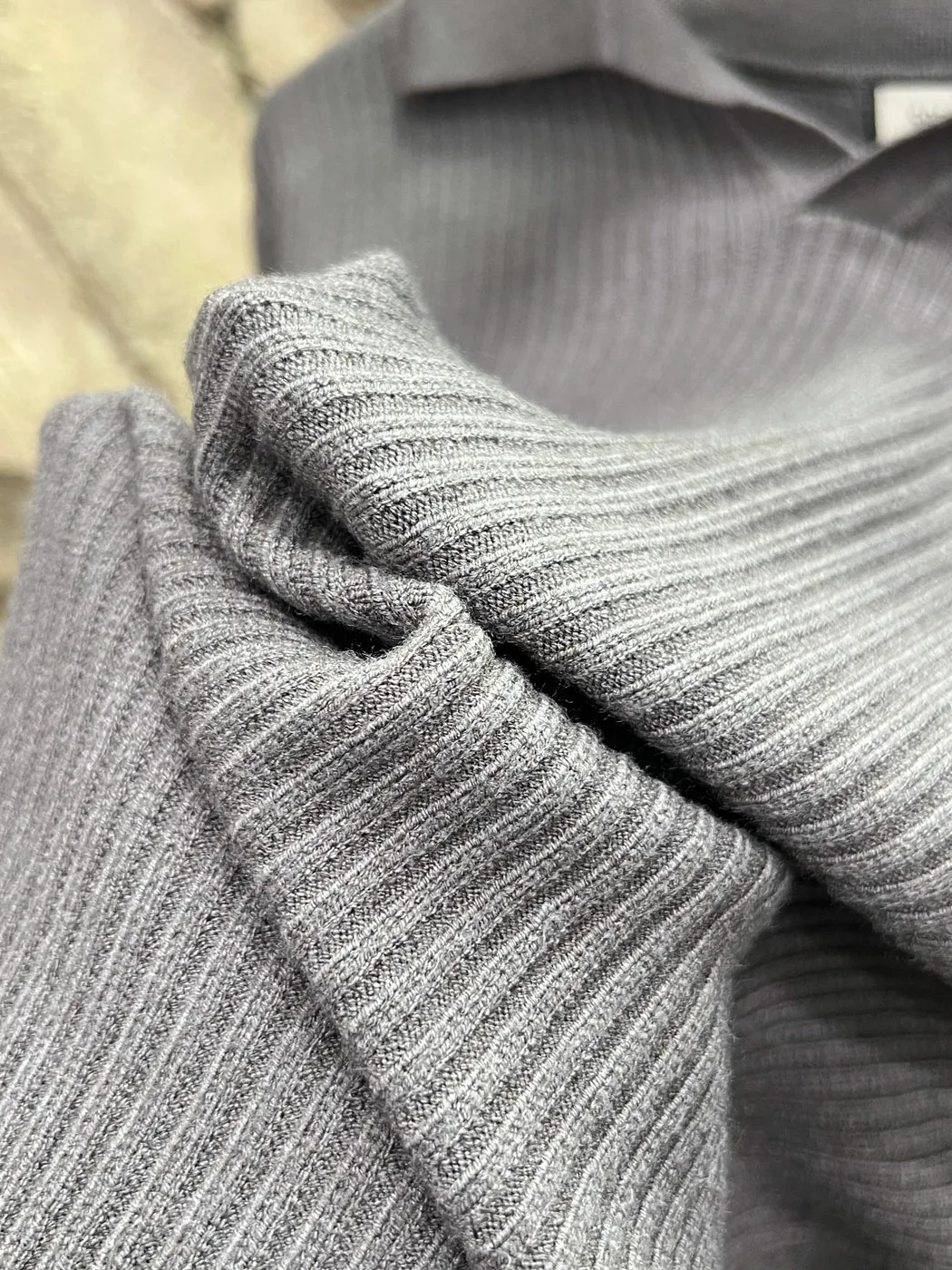 Italian Style Men's Fashion Knitted Sweater Oufit Old Money Neck Texture Knit Autumn Winter Breathable Long Sleeve Crew Neck
