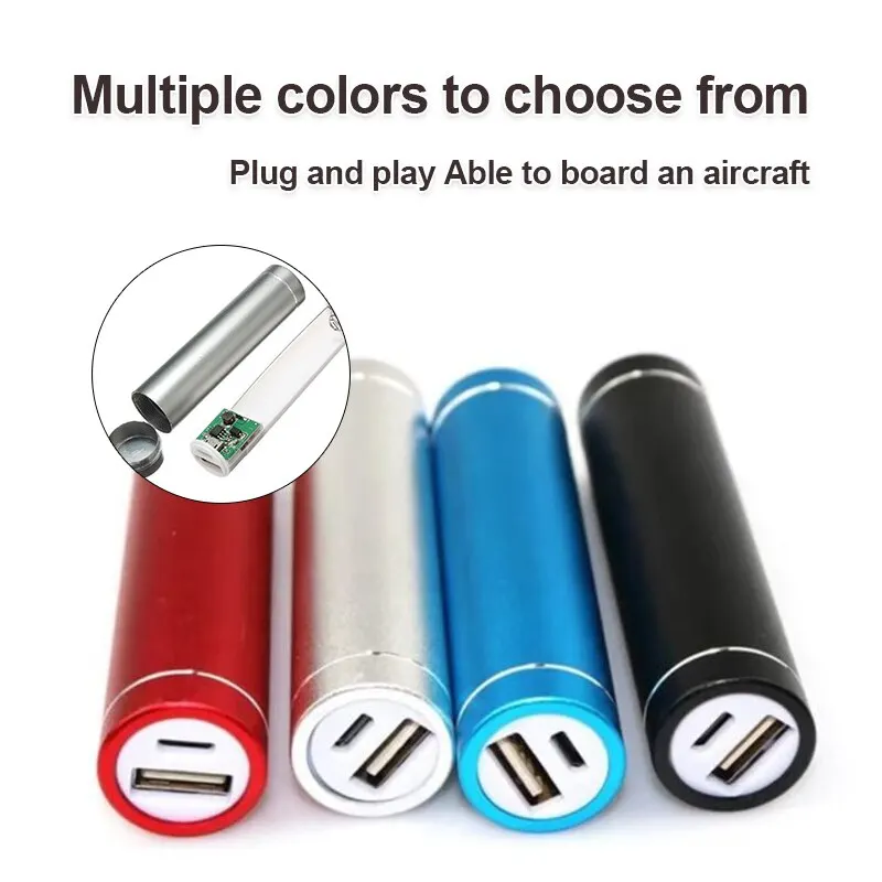 Portable Multicolor USB 5V/1A Power Bank Case 18650 Suite Battery External DIY Charge Box Kit Universal Cell Phones Free Welding