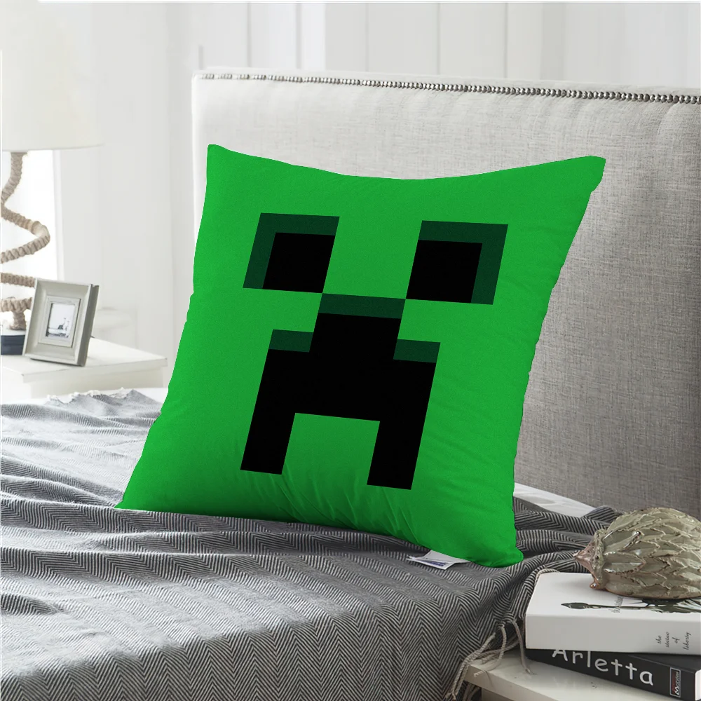 Mines Craft Game Pillow Case Sofa Decorative Home Printing Cushion Cover