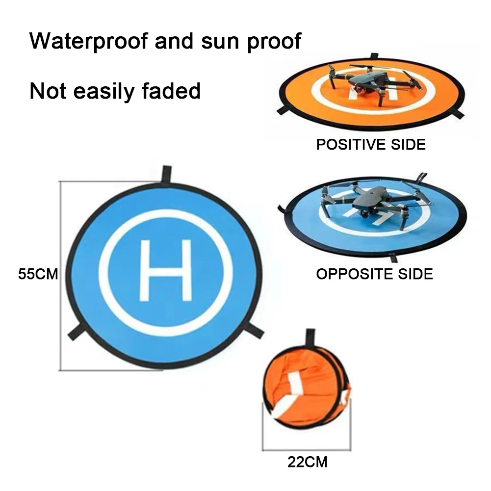 Hoge Zichtbaarheid Landingsplatform Voor Vliegende Drone Draagbare Waterdichte Landingsplatfrom Voor Quadcopters Gebruik