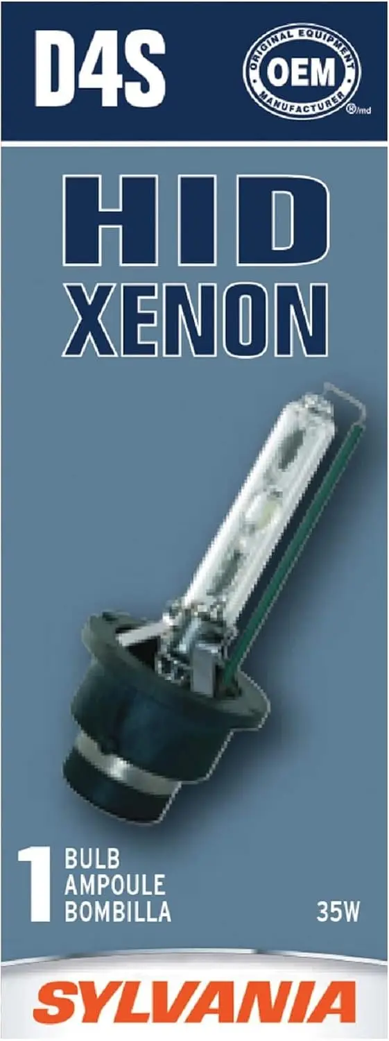 

Лампа для фар D4S HID — высокопроизводительная, ярко-белая, энергоэффективная и долговечная (1 лампа)