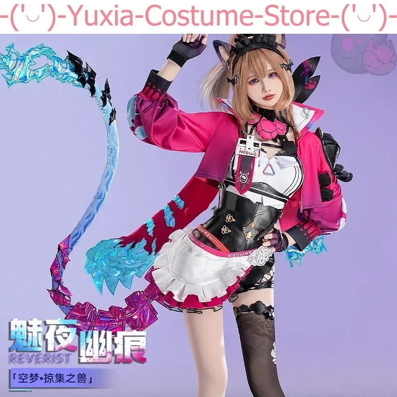 Honkai Impact 3rd Pardofelis Game Suit Lovely Jumpsuits Uniform Cosplay Costume Halloween Party Role Play Outfit Women