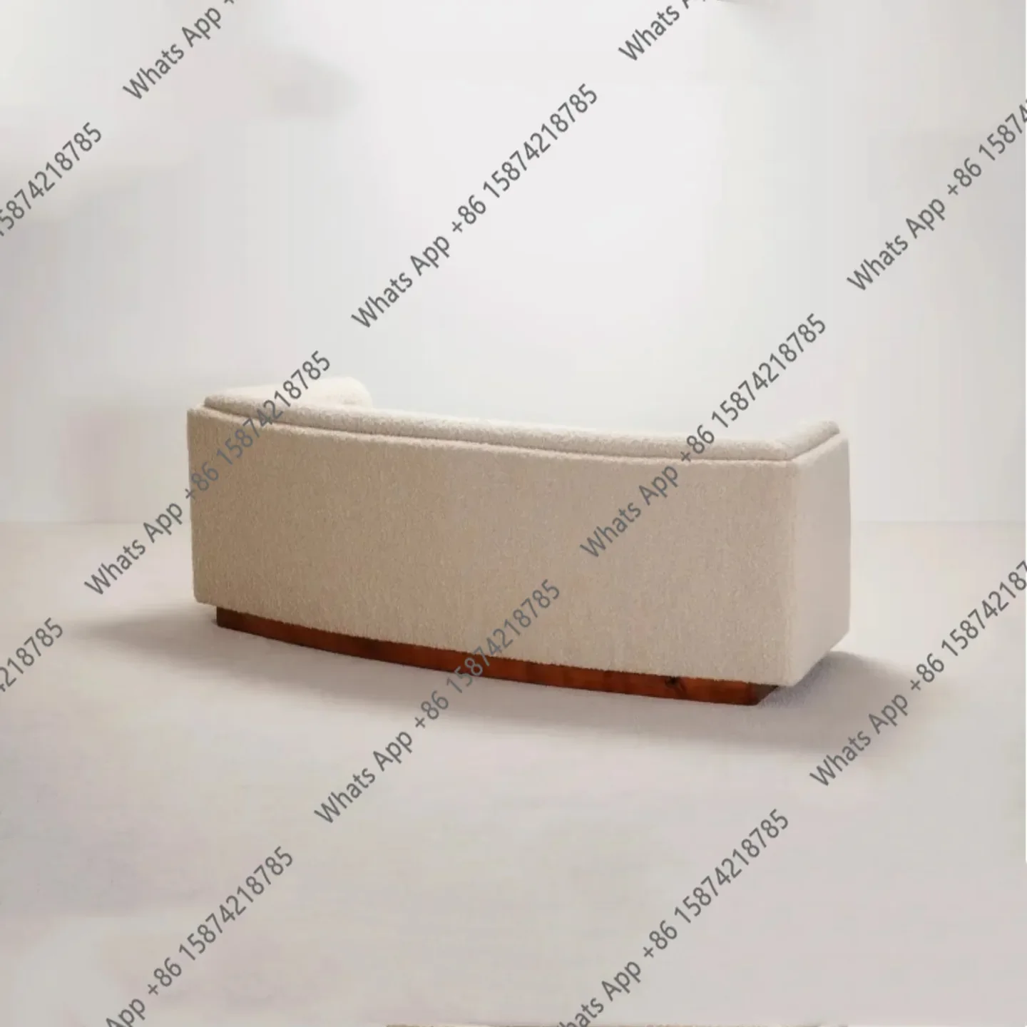 

Дизайнерский диван в скандинавском средневековом стиле, в стиле Old Money, ретро, в стиле Ваби-саби, тканевый, для гостиной, прямой, трехместный, X